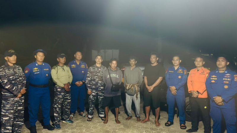 Tim SAR Gabungan Berhasil Evakuasi Tiga Nelayan yang Tenggelam di Perairan Pulau Lampu Belinyu (Basarnas Babel)