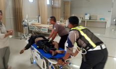 Kecelakaan Truk dan Motor di Simpang Adox, Sat PJR Polda Babel Lakukan Olah TKP dan Evakuasi