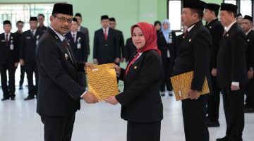 Pj Sekda Babel Lantik 37 Pejabat Administrator dan Pejabat Pengawas
