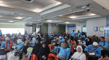 Jemaah Haji Bangka Belitung Kloter 8 Tiba di Tanah Air