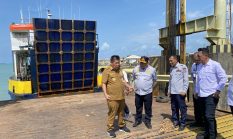 Antisipasi Lumpuhnya Ekonomi, Gubernur Bangka Belitung bersama Dishub Tinjau Dermaga Amblas di Pelabuhan Sadai