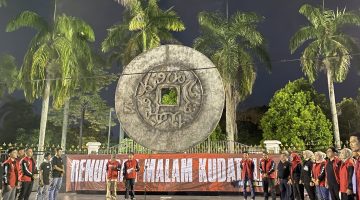 Malam Renungan Peristiwa Kudatuli, BMI dan DPD PDI Perjuangan Babel Ajak Pemuda Rawat Demokrasi