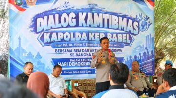Kapolda Irjen Pol Viktor Dengar Aspirasi BEM dan Aktivis Mahasiswa Se-Babel