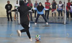 Seru! ASN Perempuan di Pemprov Babel Ikuti Lomba Penalti Futsal peringati Haornas 2026